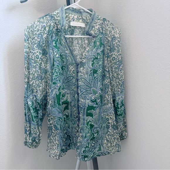 NWT Zimmermann Ottie Billow Blouse - Picture 4 of 12